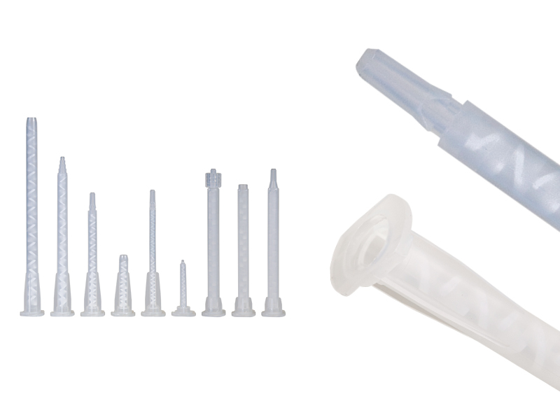 one way mixer 6mm - 20 elements for 50ml cartridges - tapered tip